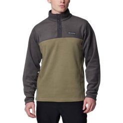 Bluza męska Columbia Steens Mountain Half Snap. Zielone bluzy Columbia, m, bez wzorów, bez kaptura. Za 169.99 zł.