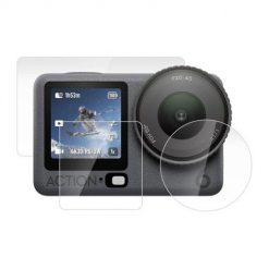 Zestaw szkieł hartowanych Puluz dla DJI Osmo Action 6 (3 szt.). Zegarki sportowe PULUZ. Za 20.00 zł.