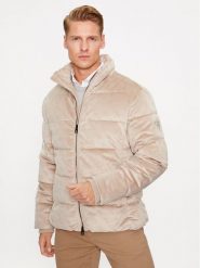 Guess Kurtka puchowa M3BL30 WFP72 Beżowy Regular Fit. Brązowe kurtki Guess, m, z aplikacjami, z puchu, bez kaptura. Za 679.99 zł.
