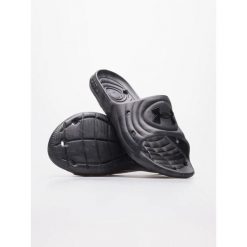 Klapki na basen na co dzień męskie UNDER ARMOUR sportowe. Czarne klapki Under Armour. Za 119.00 zł.