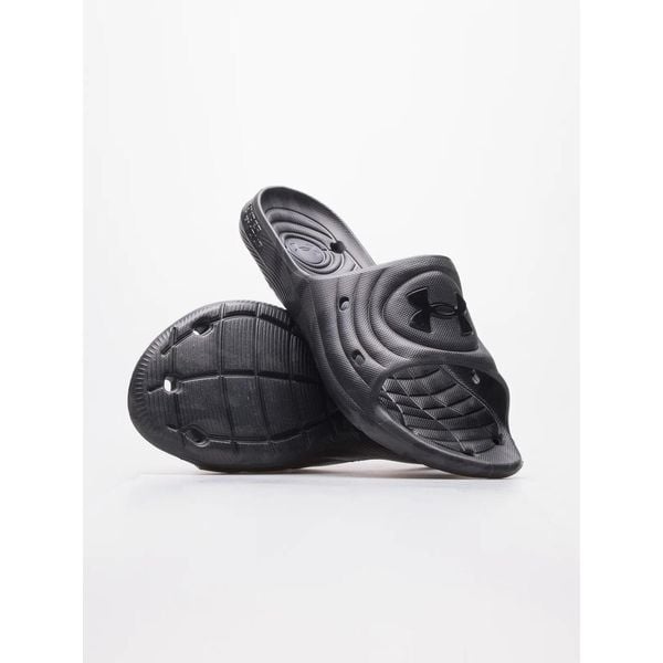 Klapki na basen na co dzień męskie UNDER ARMOUR sportowe. Czarne klapki Under Armour. Za 119.00 zł.