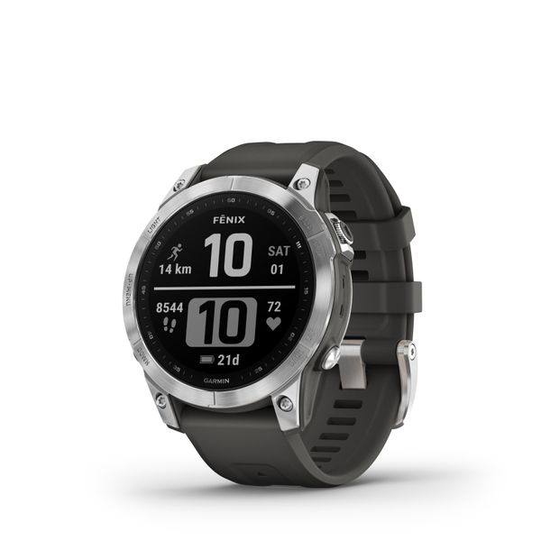 Second Life - Zegarek z GPS Garmin Fenix 7 Silver Grey - Stan Bardzo Dobry. Szare zegarki GARMIN, metalowe. Za 1,439.20 zł.