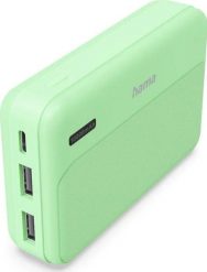 Hama Power Pack Pocket 10 10000 mAh 2X USB-A zielony. Zielone powerbanki . Za 75.90 zł.