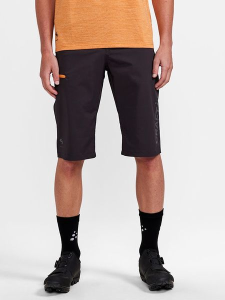 Craft Szorty kolarskie "Pro Gravel" w kolorze antracytowym rozmiar: XXL. Czarne szorty Craft, xxl, bez wzorów, z materiału. Za 214.95 zł.