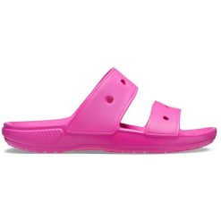 Klapki Dla Dorosłych Crocs Classic Sandal. Czerwone klapki Crocs, z materiału. Za 118.99 zł.