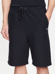 Champion Szorty sportowe 218650 Czarny Regular Fit. Czarne krótkie spodenki sportowe Champion, m, bez wzorów, z bawełny. Za 109.99 zł.