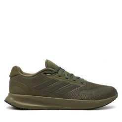 Buty do biegania adidas. Zielone buty do biegania Adidas, bez wzorów, bez zapięcia, do biegania. Za 219.99 zł.