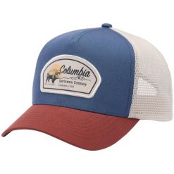 Czapka z daszkiem męska Road Ready Snap Back Hat. Niebieskie czapki z daszkiem Columbia, bez wzorów, z bawełny. Za 129.99 zł.