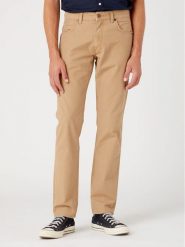 Wrangler Spodnie materiałowe Greensboro W15QDRC20 112334233 Beżowy Straight Leg. Brązowe spodnie materiałowe Wrangler, m, bez wzorów, z bawełny. Za 219.99 zł.