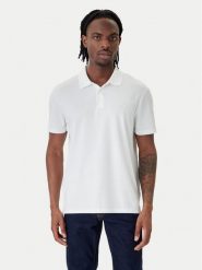 Calvin Klein Polo Birdseye LV04LF208G Biały Regular Fit. Białe koszulki polo CALVIN KLEIN, m, bez wzorów, z bawełny, bez kołnierzyka, bez ramiączek. Za 329.99 zł.