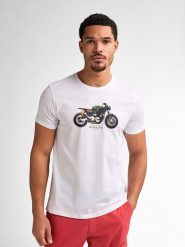 Petrol Koszulka w kolorze białym rozmiar: L. Białe bezrękawniki Petrol, l, bez wzorów, z bawełny, bez kołnierzyka, bez ramiączek. Za 57.06 zł.