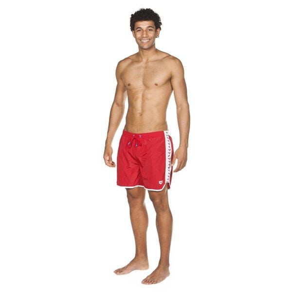 Szorty męskie spodenki kąpielowe sportowe na basen Arena Stripe Boxer. Czerwone kąpielówki Arena, m, bez wzorów. Za 101.98 zł.