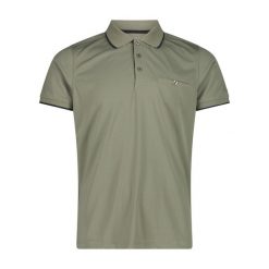 Polo CMP. Zielone koszulki polo CMP, m, bez wzorów, bez kołnierzyka, bez ramiączek. Za 192.00 zł.