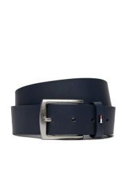 Tommy Hilfiger Pasek Męski Denton 3.5 Ext AM0AM12054 Granatowy. Niebieskie paski Tommy Hilfiger, bez wzorów, ze skóry. Za 109.99 zł.
