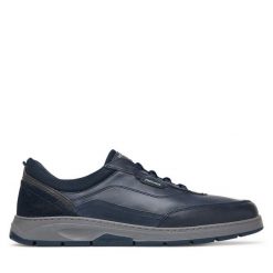 Półbuty Pikolinos. Niebieskie eleganckie półbuty Pikolinos, bez wzorów, bez obcasa, bez zapięcia. Za 759.99 zł.