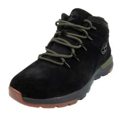 Męskie Skórzane Sznurowane Buty Turystyczne. Czarne buty turystyczne Timberland, bez wzorów, z materiału, bez zapięcia, trekkingowe. Za 621.99 zł.