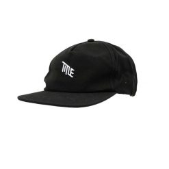 Czapka rowery górskie Casquette Title, Czarny. Czarne czapki z daszkiem TITLE, bez wzorów, z bawełny. Za 238.00 zł.