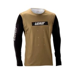 Koszulka rowerowa LEATT Jersey MTB Gravity 8.0. Brązowe odzież kompresyjna LEATT, l, bez wzorów, z dzianiny, rowerowe. Za 449.00 zł.