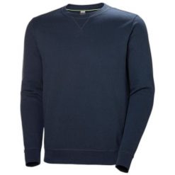 Bluza Helly Hansen crew. Niebieskie bluzy Helly Hansen, bez wzorów, bez kaptura. Za 342.50 zł.