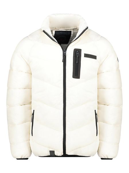 Geographical Norway Kurtka zimowa "Bruel" w kolorze białym rozmiar: 3XL. Białe kurtki Geographical Norway, na zimę, xl, bez wzorów, bez kaptura. Za 222.94 zł.