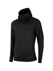4F Bluza treningowa w kolorze czarnym rozmiar: M. Czarne bluzy 4F, m, bez wzorów, bez kaptura. Za 52.05 zł.