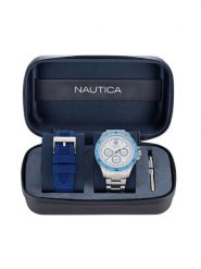 Nautica Zegarek NAPWRS405 Srebrny. Szare, analogowe zegarki Nautica, srebrne. Za 1,149.00 zł.