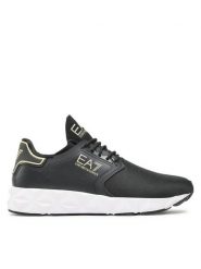 EA7 Emporio Armani Sneakersy X8X123 XK300 R347 Czarny. Czarne buty sportowe casual EA7 Emporio Armani, bez wzorów, z materiału, bez zapięcia. Za 489.99 zł.