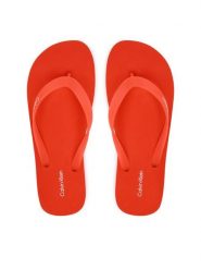 Calvin Klein Japonki Logo Strap HM0HM02105 Pomarańczowy. Brązowe japonki CALVIN KLEIN, bez wzorów, z syntetyku. Za 149.99 zł.