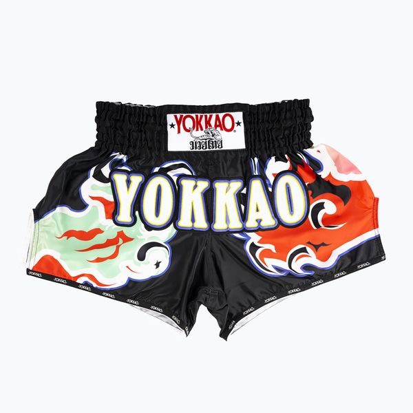 Spodenki treningowe męskie YOKKAO Panther CarbonFit. Czarne krótkie spodenki sportowe YOKKAO, l, bez wzorów, z materiału. Za 239.99 zł.