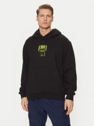 Adidas Bluza Q12 Training Supply Fashion Death Metal JN5703 Czarny Loose Fit. Czarne bluzy Adidas, m, bez wzorów, z bawełny, bez kaptura. Za 219.99 zł.