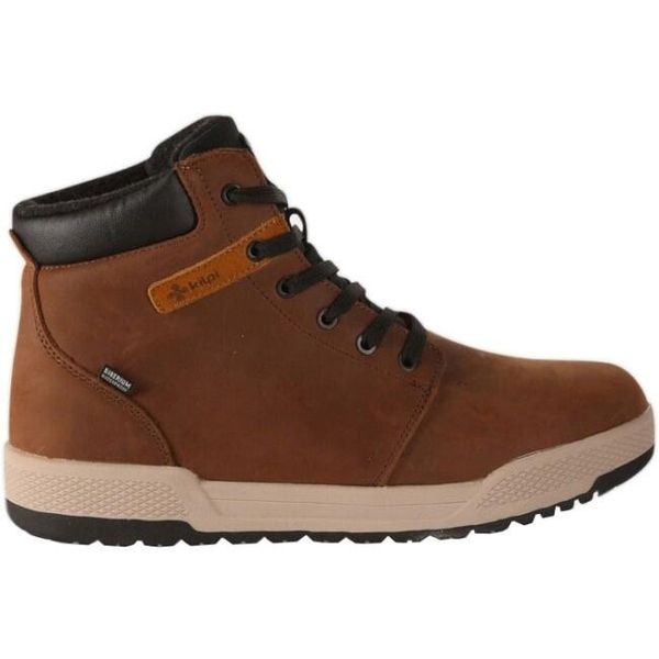 Męskie zimowe buty rekreacyjne Kilpi LOMAR HIGH WP-M. Brązowe buty turystyczne Kilpi, na zimę, bez wzorów, z gumy, przed kolano, bez zapięcia, trekkingowe. Za 706.07 zł.