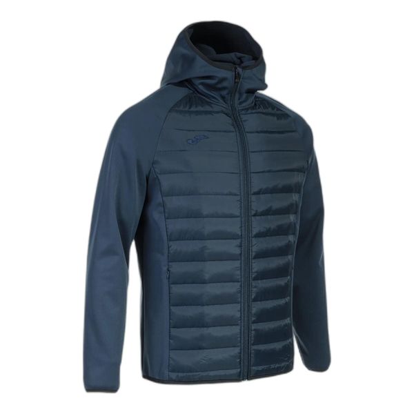 Kurtka wodoodporna z kapturem Joma Berna III. Niebieskie kurtki Joma, m, bez wzorów, z materiału, z kapturem. Za 349.00 zł.