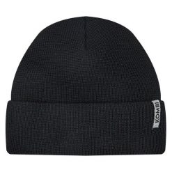 Czapka Kombi. Czarne czapki zimowe Kombi, bez wzorów. Za 169.99 zł.