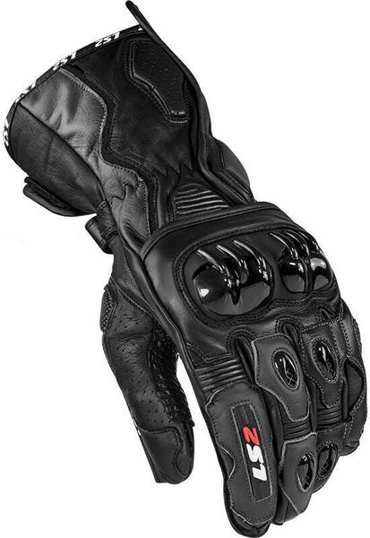 Rękawiczki LS2 Swift Racing SW XL, męskie. Czarne rękawiczki L2S, bez wzorów, z materiału. Za 571.10 zł.