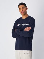 Champion Bluza w kolorze granatowym rozmiar: XXL. Niebieskie bluzy Champion, xxl, bez wzorów, bez kaptura. Za 123.82 zł.