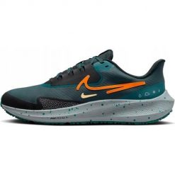 Buty do biegania męskie Nike Air Zoom Pegasus 39 Shield. Niebieskie buty do biegania Nike, bez wzorów, z gumy, bez zapięcia, do biegania. Za 616.00 zł.