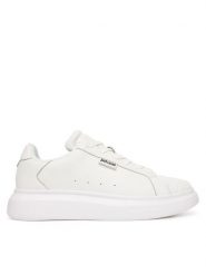 Just Cavalli Sneakersy 79QA3SBE ZPB62 Biały. Białe buty sportowe casual Just Cavalli, bez wzorów, ze skóry, bez zapięcia. Za 579.99 zł.