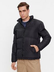 Brave Soul Kurtka puchowa MJK-DAVIS Czarny Regular Fit. Czarne kurtki Brave Soul, l, bez wzorów, z puchu, bez kaptura. Za 169.99 zł.