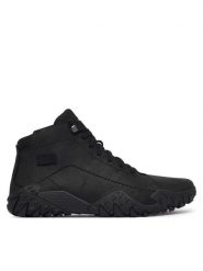 CAT Footwear Trzewiki Gridlock HI P726604 Czarny. Czarne botki sznurowane CAT Footwear, bez wzorów, z nubiku, bez obcasa, bez zapięcia. Za 569.99 zł.