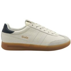 Sneakersy ze skóry Gola Cyclone '76. Białe buty sportowe casual Gola, bez wzorów, ze skóry, bez zapięcia. Za 486.50 zł.