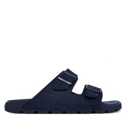 Klapki BOSS. Niebieskie klapki Boss. Za 449.99 zł.