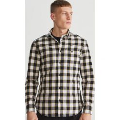 Koszula regular fit w kratę - Żółty. Koszule marki Reserved. Za 99.99 zł.