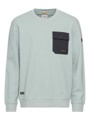 Camel Active Bluza w kolorze błękitnym rozmiar: XXL. Niebieskie bluzy Camel Active, xxl, bez wzorów, z bawełny, bez kaptura. Za 197.63 zł.