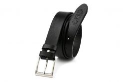 Pasek skórzany BELTIMORE r.95-110 cm E10 czarny. Czarne paski bez wzorów. Za 54.99 zł.