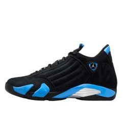 Air Jordan 14 Retro Black University Blue (2026). Czarne buty do koszykówki Jordan, bez zapięcia, do koszykówki. W wyprzedaży za 1,475.94 zł.