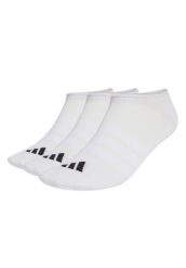 Skarpety adidas Thin&Light No Show 3 pary. Białe skarpety Adidas, bez wzorów, z bawełny. Za 42.99 zł.