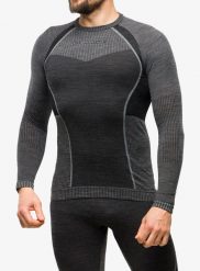 Bluza termoaktywna męska La Sportiva Wool70 Tech Longsleeve. Szare bielizna termoaktywna La Sportiva, m, bez wzorów, z materiału, bez ramiączek, narciarskie. Za 466.39 zł.