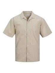 Jack&Jones Koszula Cody 12269801 Beżowy Relaxed Fit. Brązowe koszule Jack&Jones, m, bez wzorów, z bawełny, bez kołnierzyka, bez ramiączek. Za 139.99 zł.