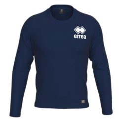 Dżersej z długim rękawem Errea Essential 30. Niebieskie bluzki z długim rękawem ERREA, l, bez wzorów, z bawełny, bez kołnierzyka, bez ramiączek. Za 153.50 zł.