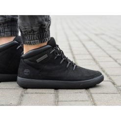 Buty lifestyle męskie Timberland Ashwood Park A245M. Czarne buty sportowe casual Timberland, bez wzorów, bez zapięcia. Za 509.00 zł.